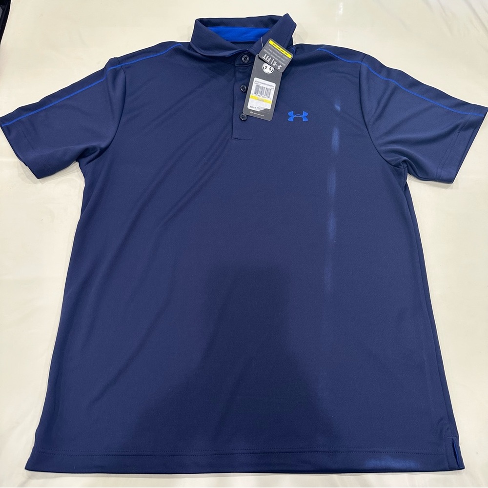NWT! Under Armour Blue Heat Gear Loose Shirt